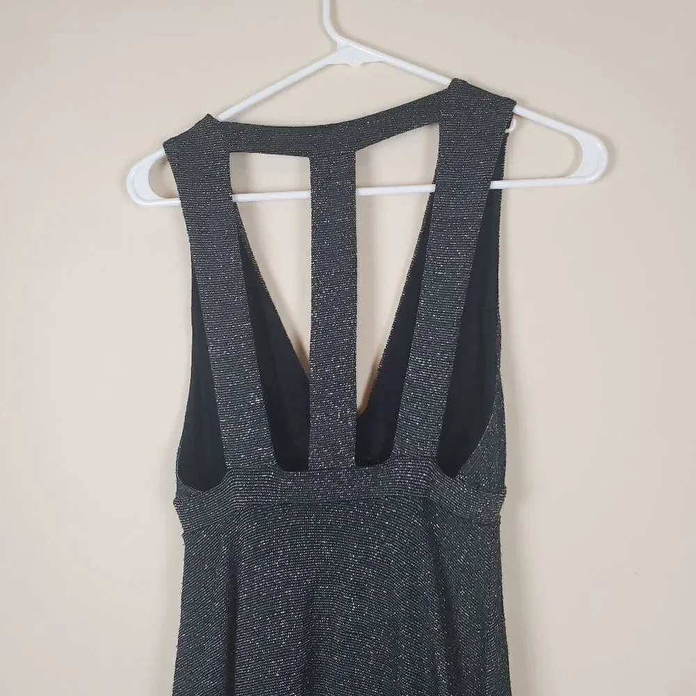 Free People Black Sparkly Dance of the Night Dress XS - Picture 7 of 9